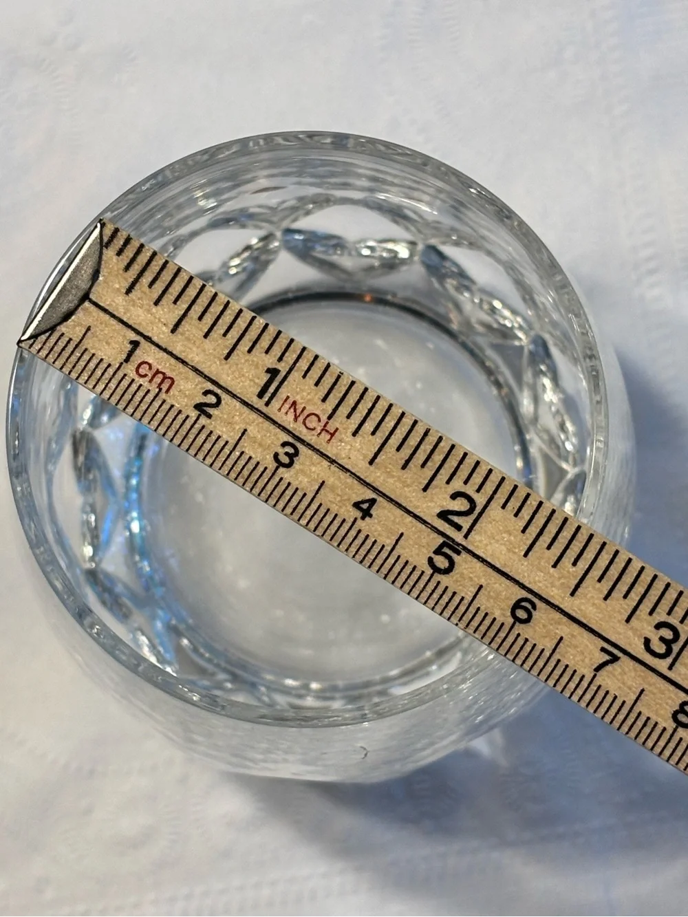 Nachtmann Diamant Crystal Old Fashioned Whiskey Tumbler Heavy Cut Glass